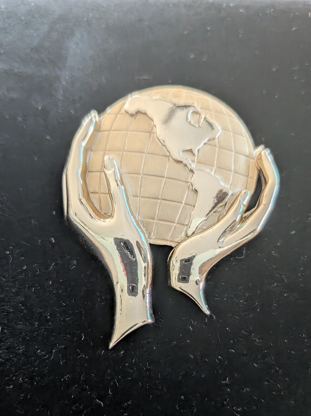 Whole World in His Hands Brooch